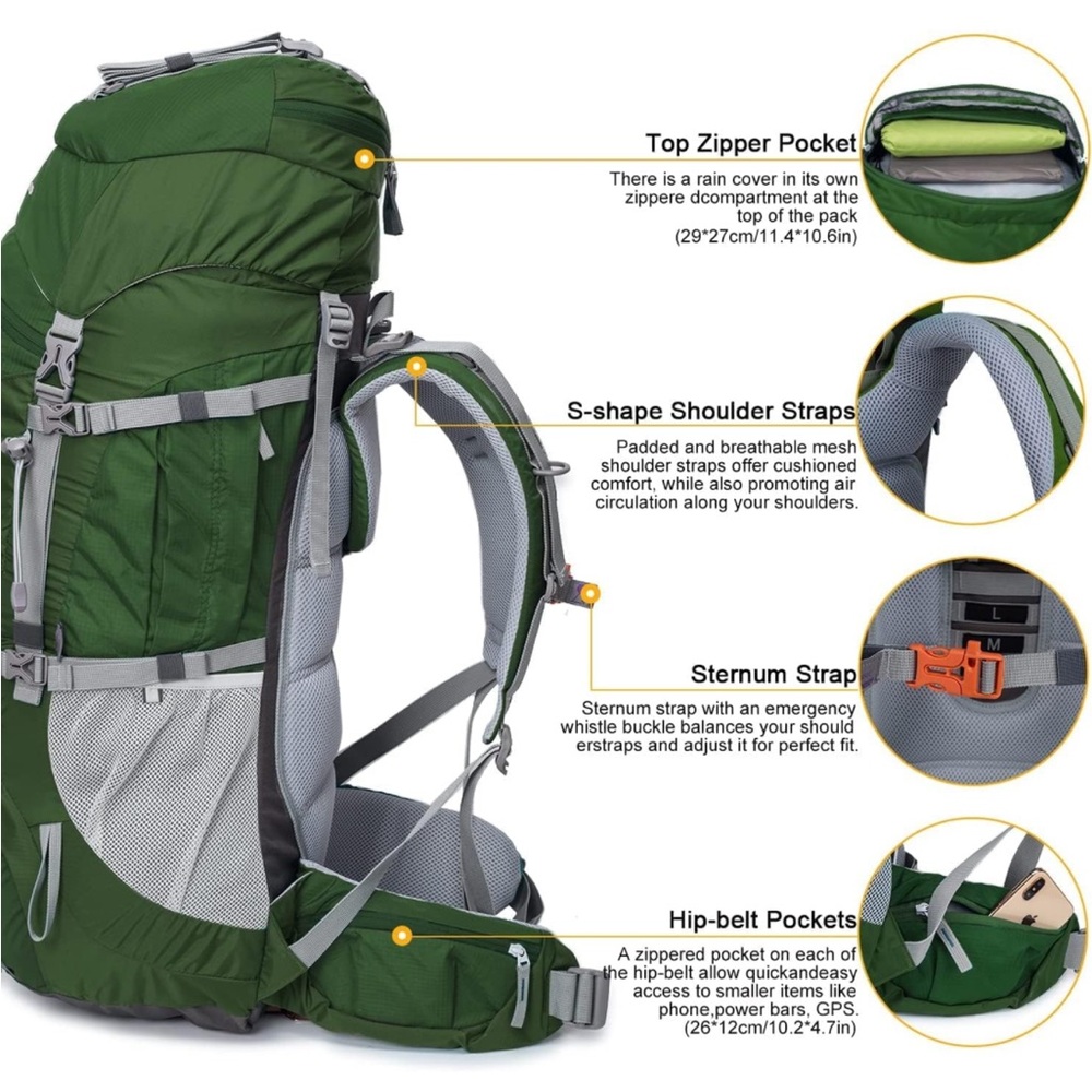 Backpacking bag - Picture 4 of 6